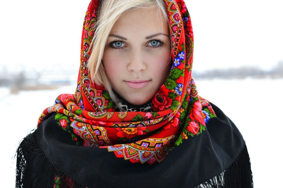 Русские женские платки Русские женские платки