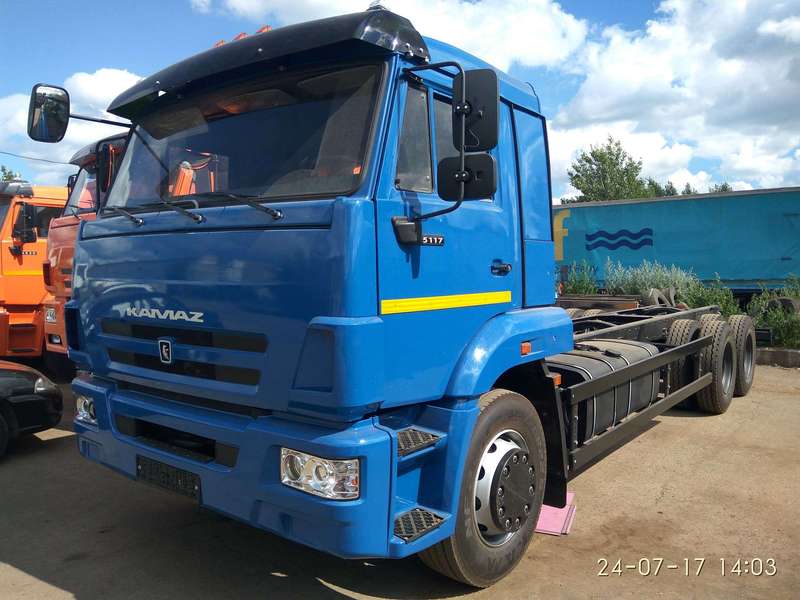 Камаз 65117, 2012 г., шасси 6x4