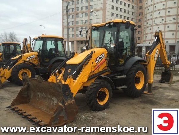 Услуги аренды экскаватора-погрузчика JCB 3CX гидромолот в г. Раменское.